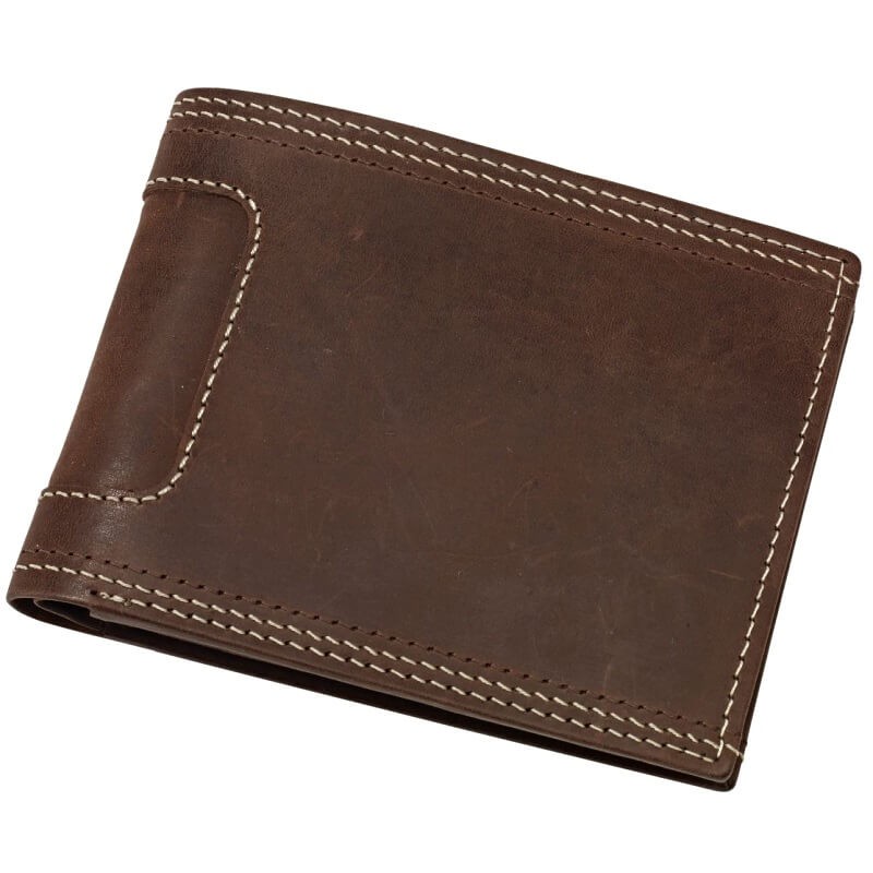Krásna hnedá peňaženka pre muža