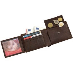 Krásna hnedá peňaženka pre muža