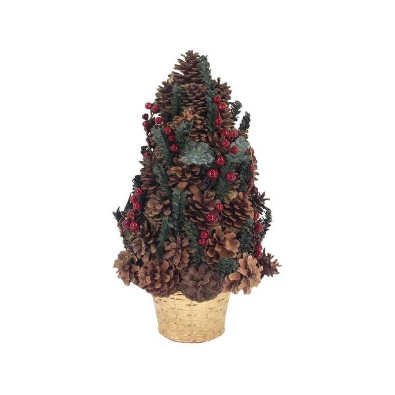 Malý šiškový vianočný stromček 40 cm