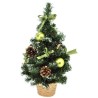 Umelý zdobený vianočný stromček - zelený 40 cm